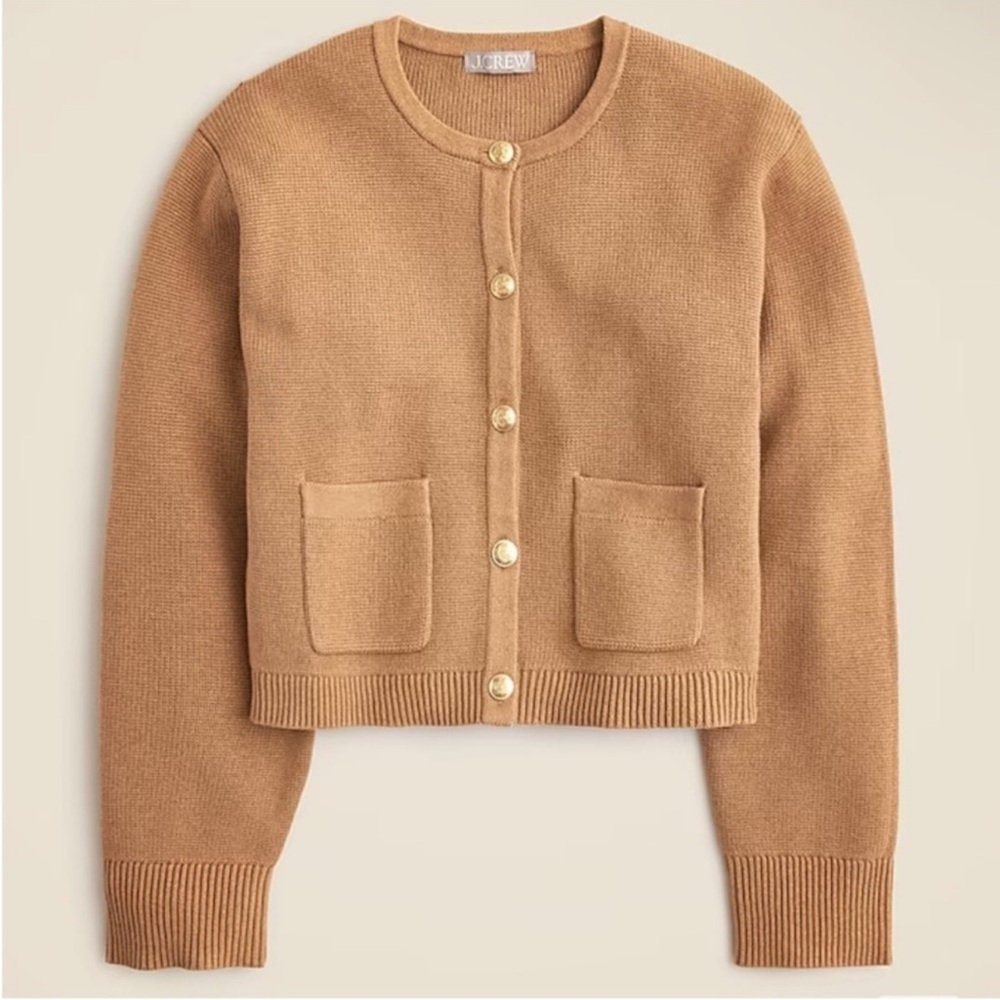 J. Crew New Relaxed Emilie sweater lady jacket